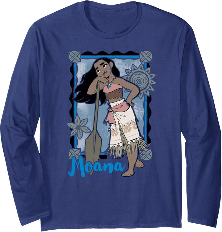 Disney Moana Leaning Framed Portrait Langarmshirt