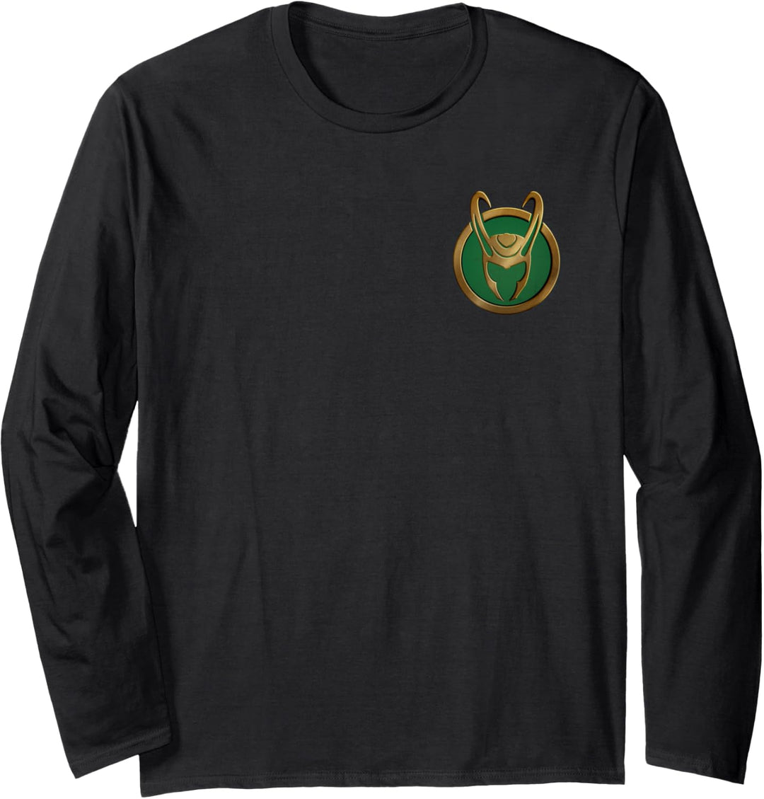 Marvel Loki Icon Small Print Langarmshirt