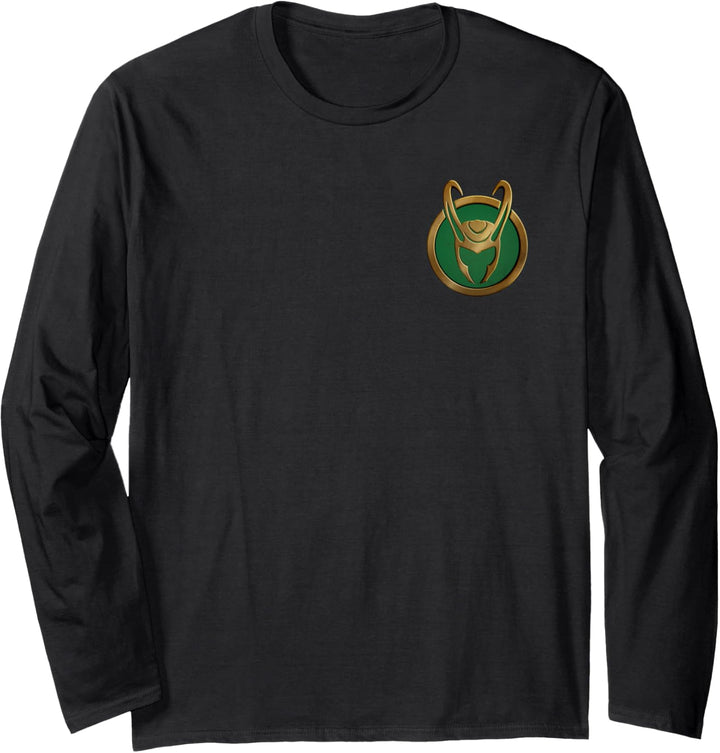 Marvel Loki Icon Small Print Langarmshirt