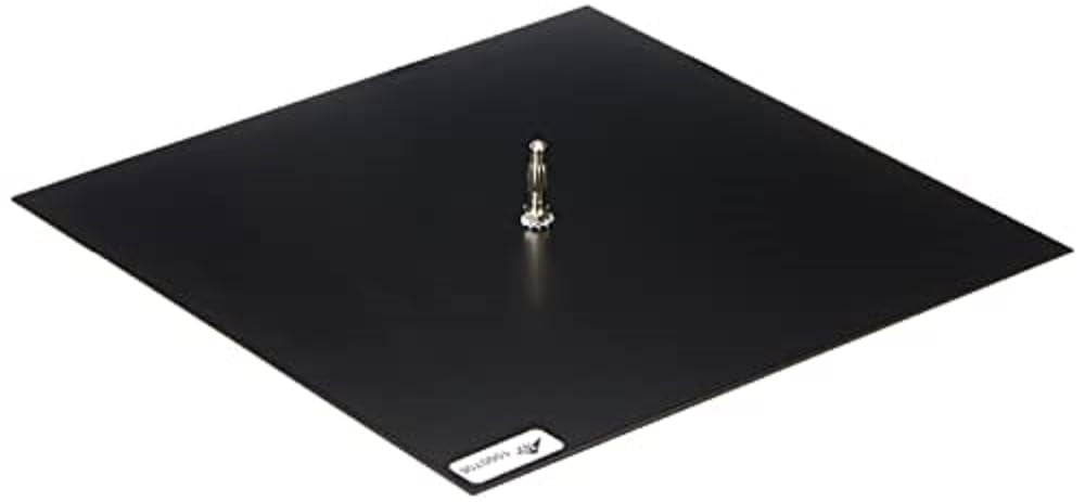 3B Scientific Physik Lehrmittel - Chladni-Platte, quadratisch, Zubehör Vibrationsgenerator (3B Scien