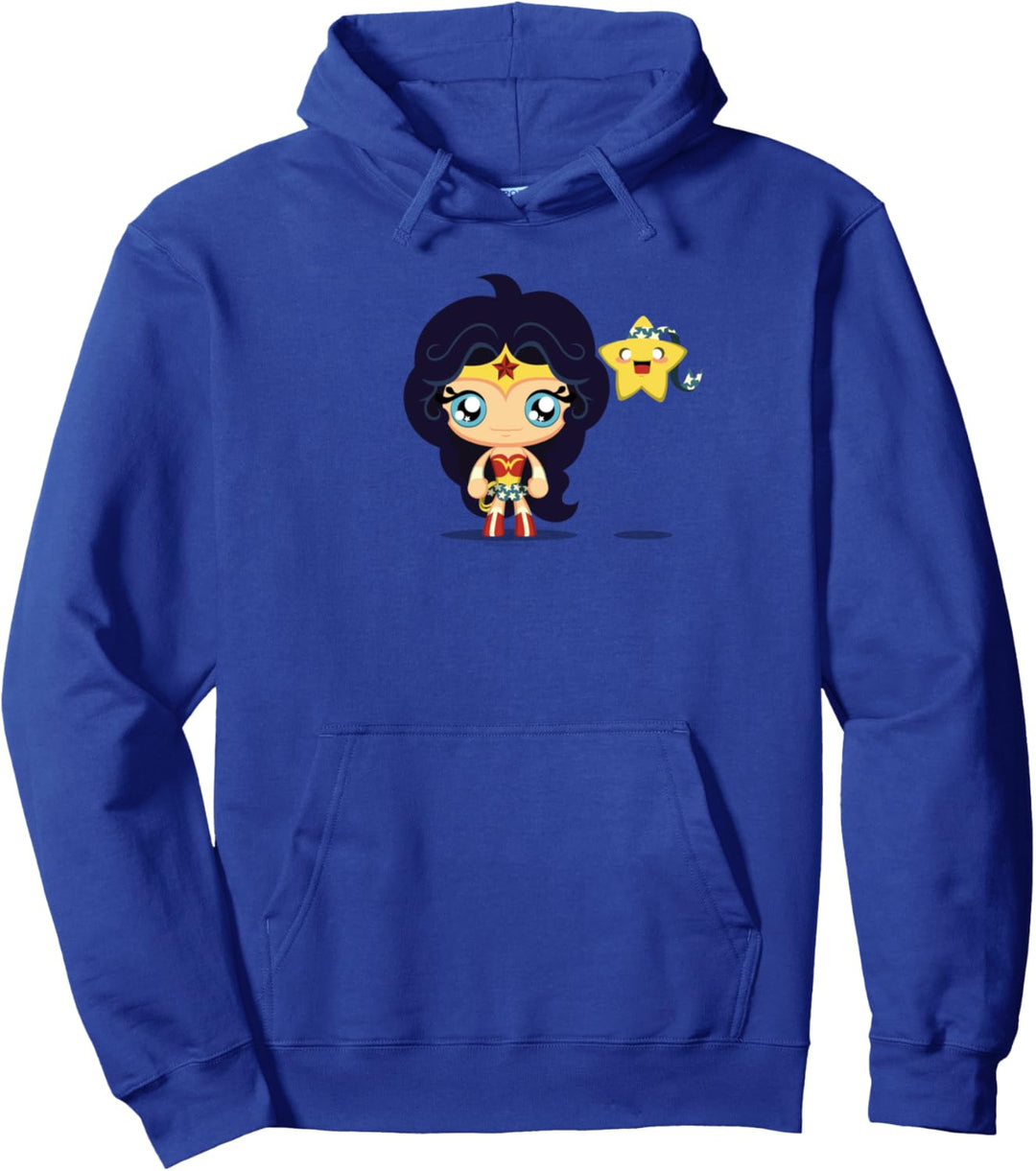 Wonder Woman Cute Wonder Woman Pullover Hoodie