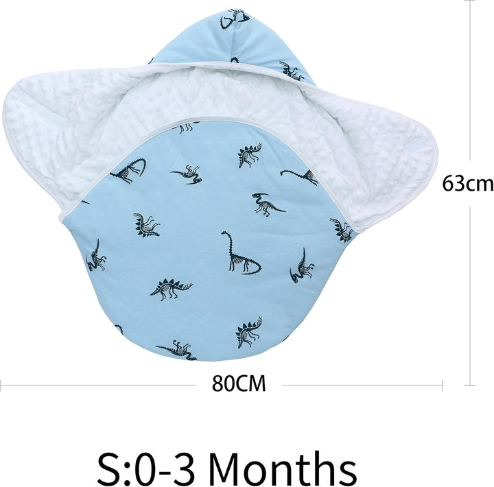 Einschlagdecke Babyschale für Winter Buggy Universal Fusssack Babydecke Baumwolle Baby Pucksack für