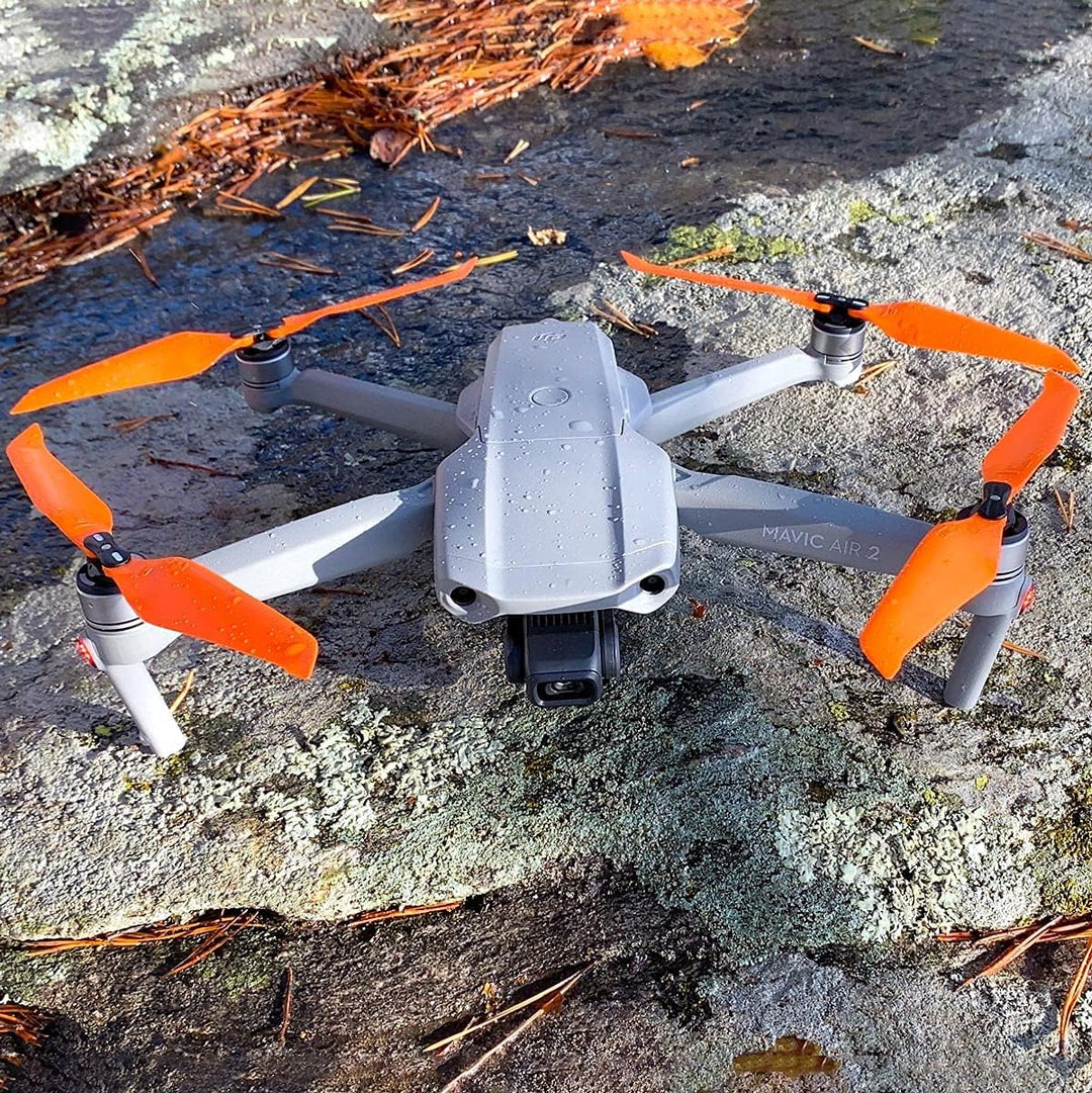 Master Airscrew Stealth Propeller kompatibel mit DJI Mavic Air 2 - Orange, 4 Stück, Orange