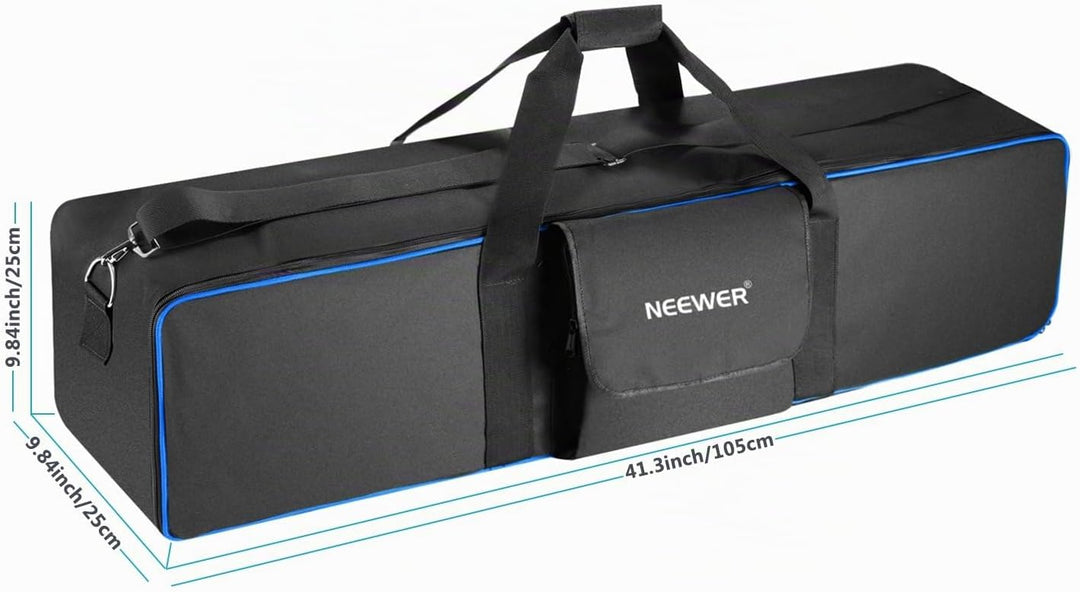 Neewer Grosse Tragetasche für Fotostudio-Beleuchtung Schwarz und Blau, Schwarz und Blau