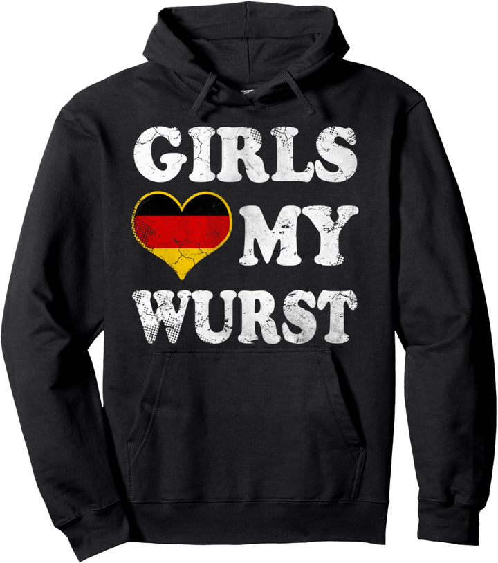 Oktoberfest Girls lieben meine Wurst Deutsch Deutschland Pullover Hoodie