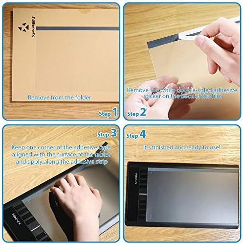 XP-PEN AC36 Grafiktablett Schutzfolie für Star 03 V2 und Star 06 (2 Stück)