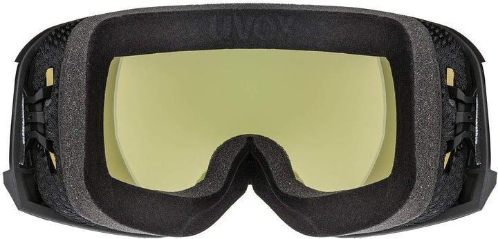 Uvex Unisex Contest Cv Skibrille (1er Pack) Einheitsgrösse black mat/gold-green, Einheitsgrösse blac