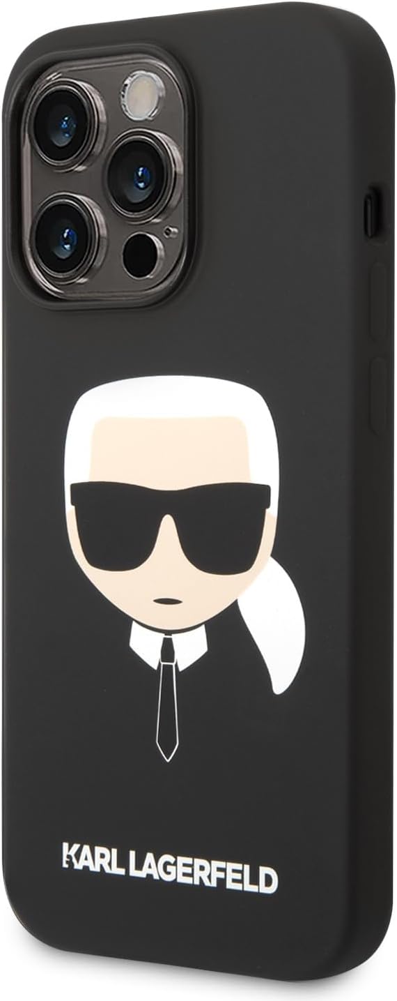 KARL LAGERFELD KLHCP14XSLKHBK Hülle für iPhone 14 Pro Max 6,7" hardcase Schwarz