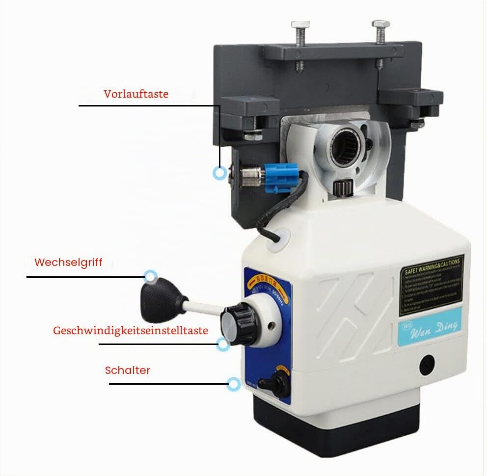 Power Feed-Fräsen Frästischvorschub Vorschubgerät Fräsmaschine Power Feed Befestigung AL-310 220V Fü