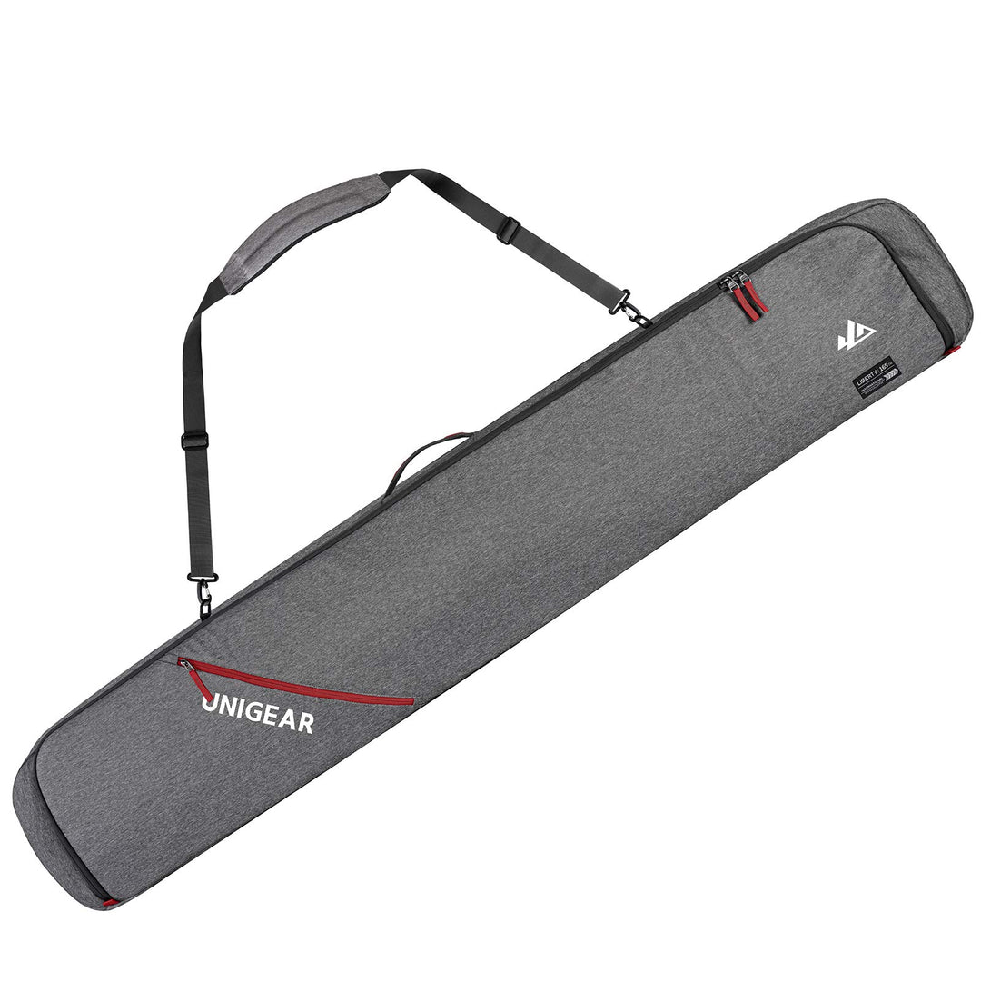 Unigear Skitasche Doppelt gepolstert, Snowboardtasche, Langlauf-Ski-Tasche für 1 – 2 Paar Ski 165/17