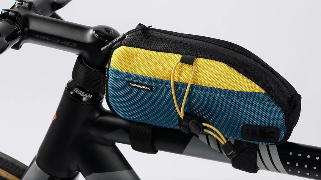 ULAC - Rahmentasche für Fahrrad Trekking PRO | wasserdichte Materialien | 21x10x6 cm | Reissverschlu
