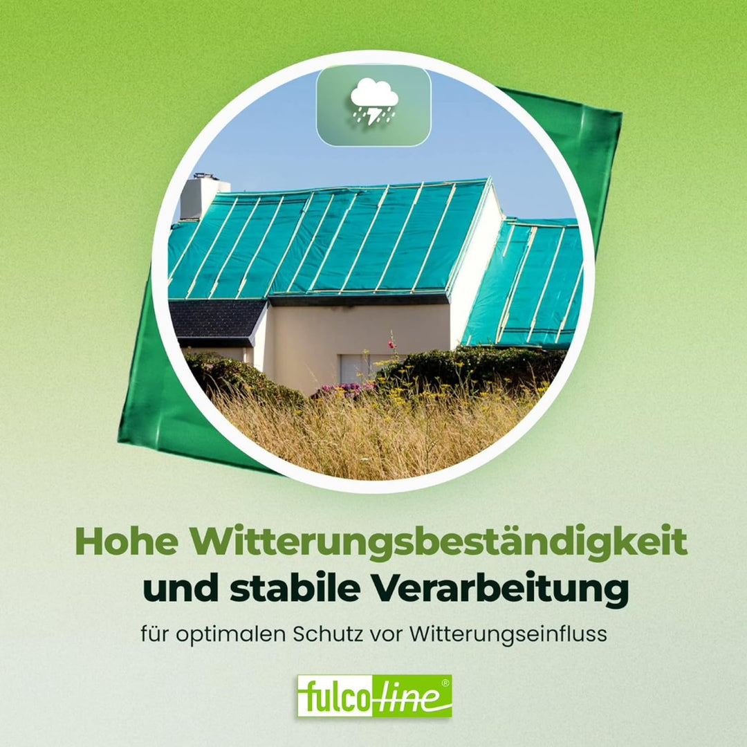 LKW Plane 700 g (6,00 m 2,50 m, Grün) PVC Plane, Abdeckplane Meterware, sehr robust, hochwertig, bei