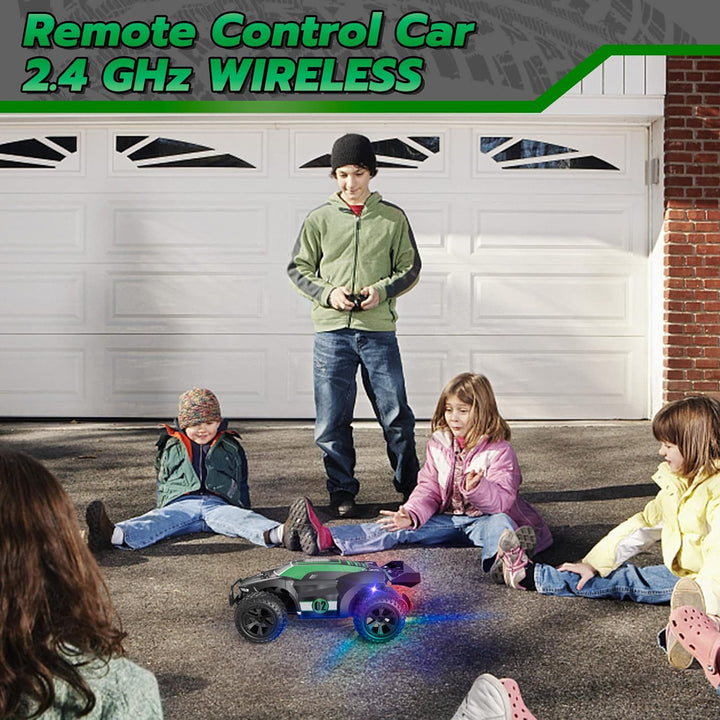 Kizeefun Ferngesteuertes Auto, 1:22 RC Autos für Kinder mit 360° Stunt Rennauto, 2.4GHz Fernsteuerun