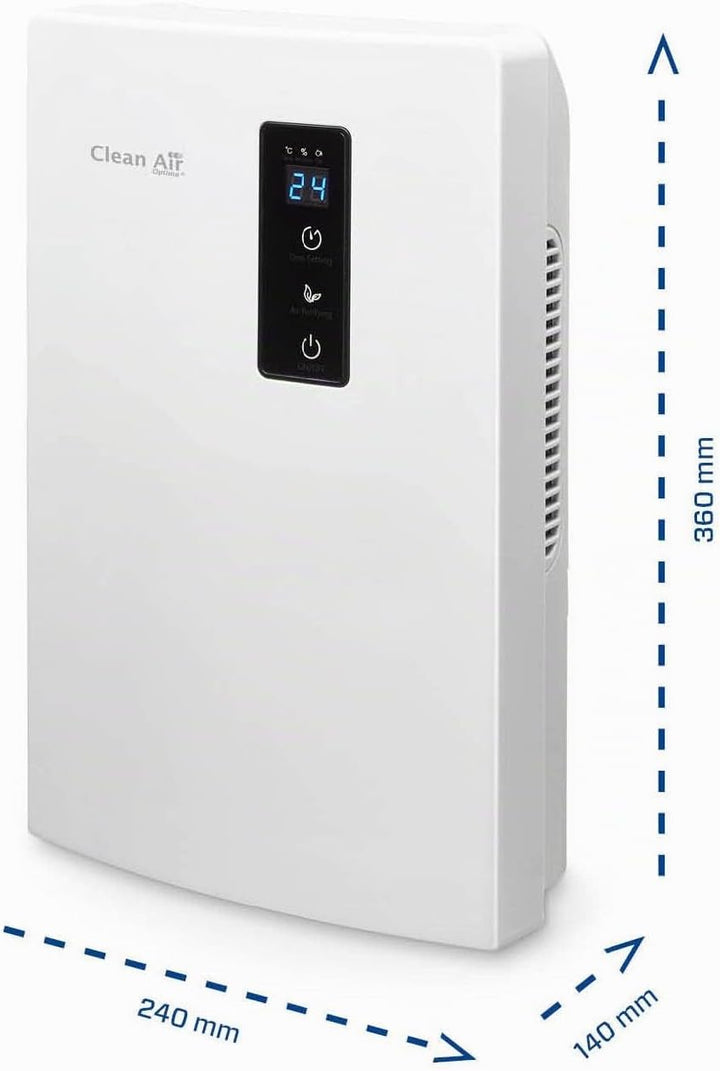 Clean Air Optima CA-703 dehumidifier 2 L 35 dB 60 W White