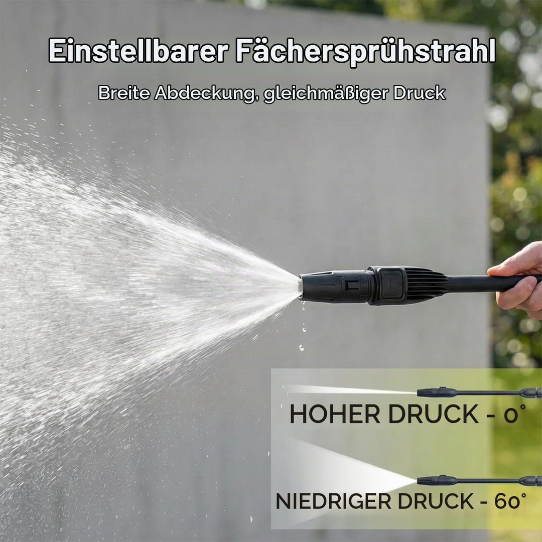 Standard Lanze mit Flachstrahldüse | Passend für Karcher K2 K3 K4 K5 K6 K7 Haushaltsgeräte |Einstell