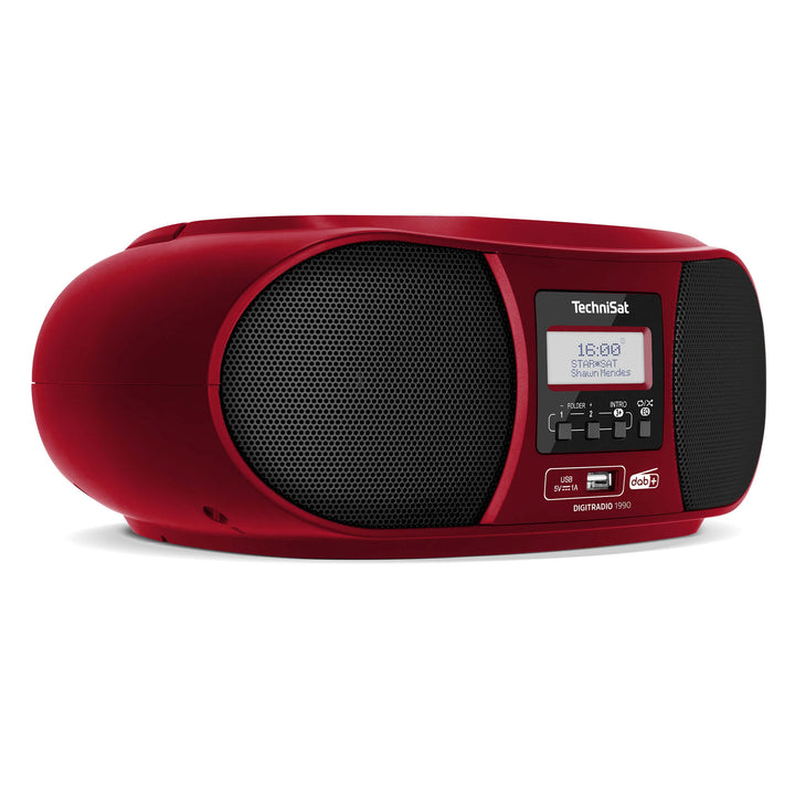 TechniSat DIGITRADIO 1990 - Stereo-Boombox mit DAB+/UKW-Radio und CD-Player (Bluetooth-Audiostreamin