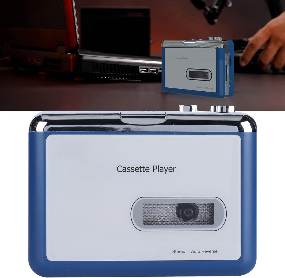 Bluetooth Kassettenspieler, ABS Auto Reverse Kassettenspieler Bluetooth Ausgang zum Kopfhörerlautspr
