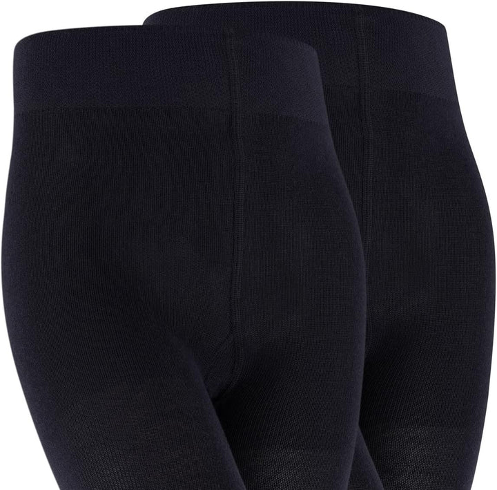 FALKE Unisex Kinder Family 2-Pack Strumpfhose atmungsaktive nachhaltige biologische Baumwolle blickd