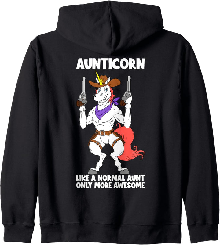 Aunticorn Like A Normal Aunt Only More Awesome Warrior Aunty Kapuzenjacke