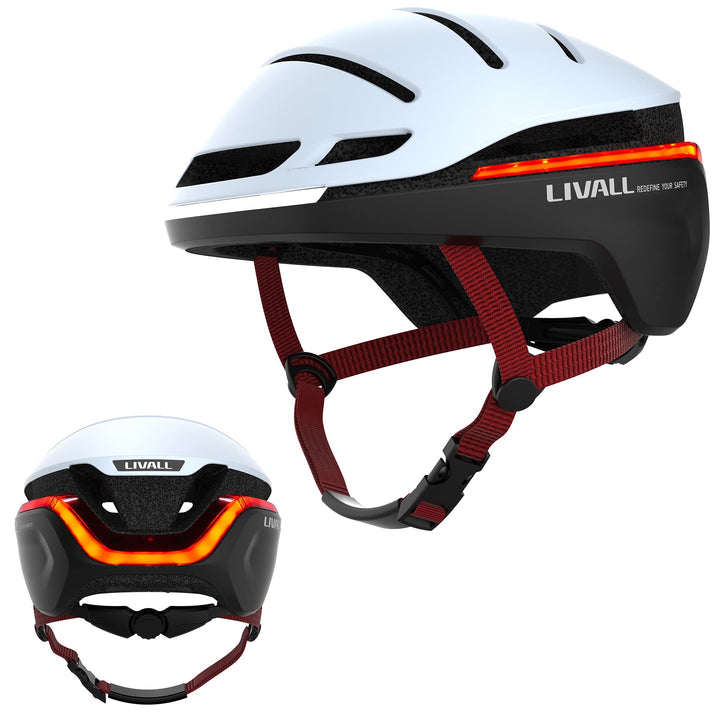 LIVALL EVO21 Smart Fahrradhelm mit Licht, Smart Helm mit Weitwinkellicht | Blinker | Bremswarnleucht