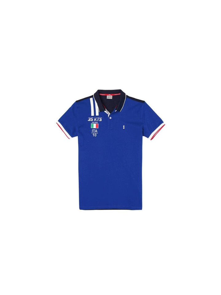Slam Herren Polohemd, Marine Blue