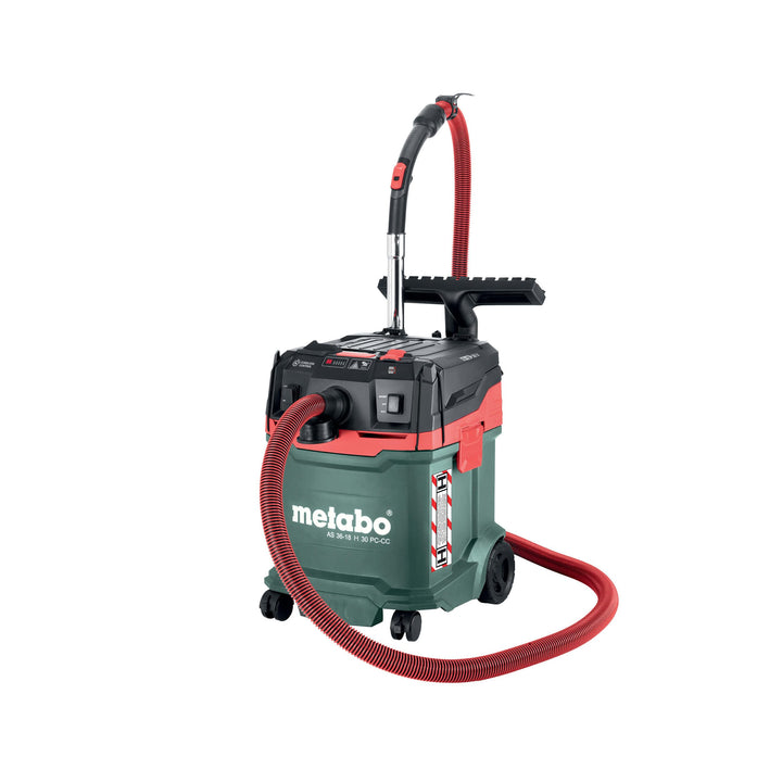 metabo AS 36-18 H 30 PC-CC Akku-Sauger, 18V Nass- und Trockensauger | Zertifizierter Industriestaubs