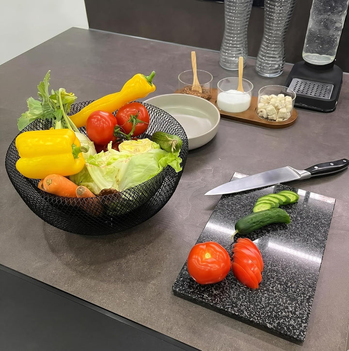 Granit Schneidebrett Servierbrett und Herdabdeckplatte Made in Germany edle Unterlegplatte aus massi