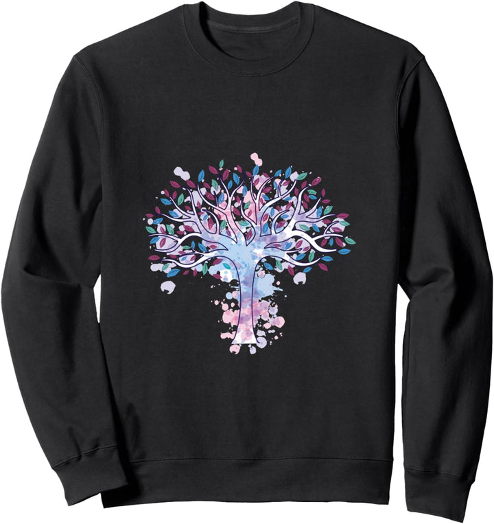 Schönes Design mit dem Baum des Lebens im Aquarell-Stil. Sweatshirt