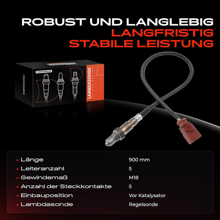 Lambdasonde Regelsonde vor Kat für A8 4H2 4H8 4HC 4HL 6.3L 2011-2014 07P906262C