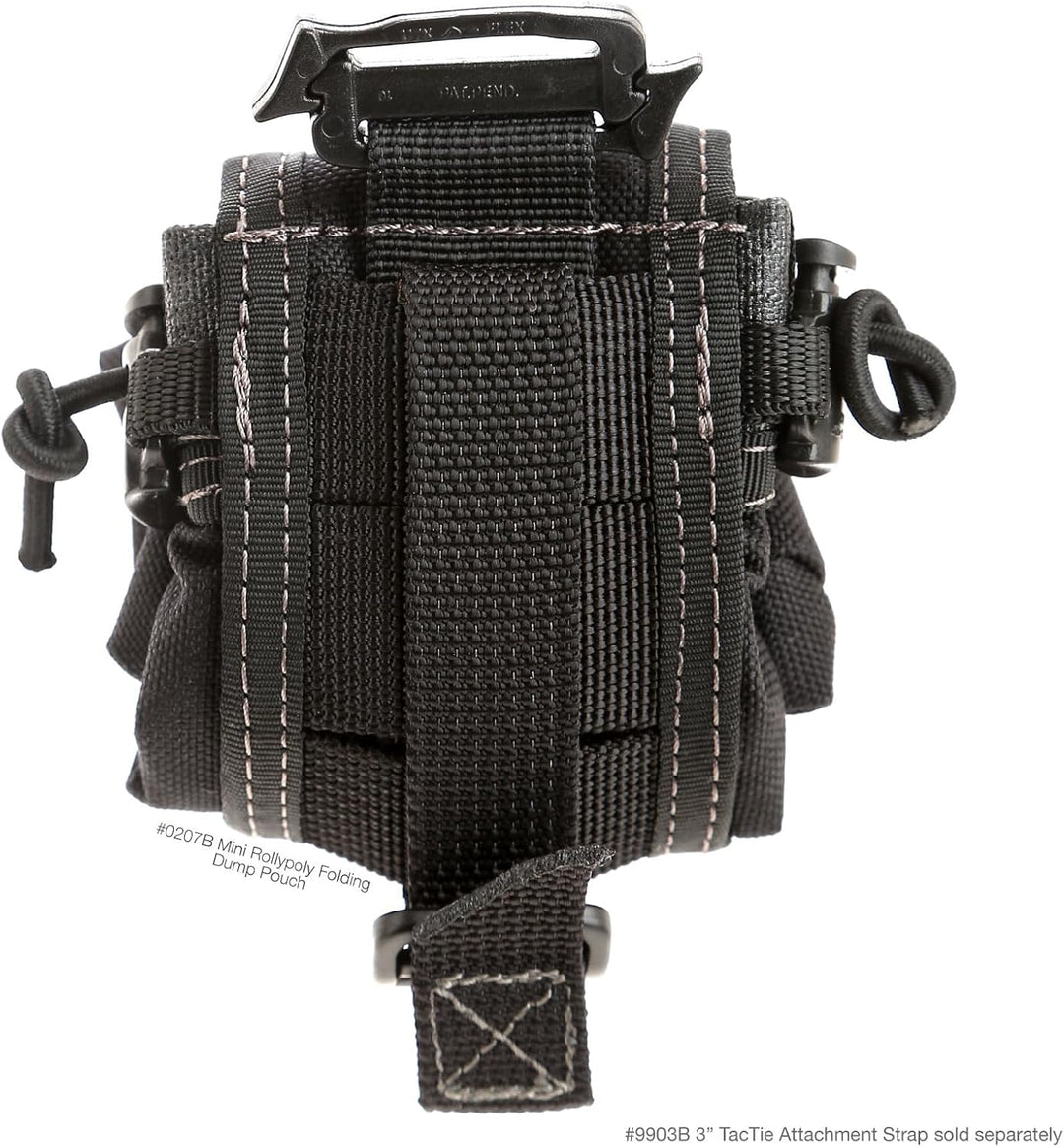 Maxpedition Faltbeutel Mini Rollypoly Schwarz, Schwarz