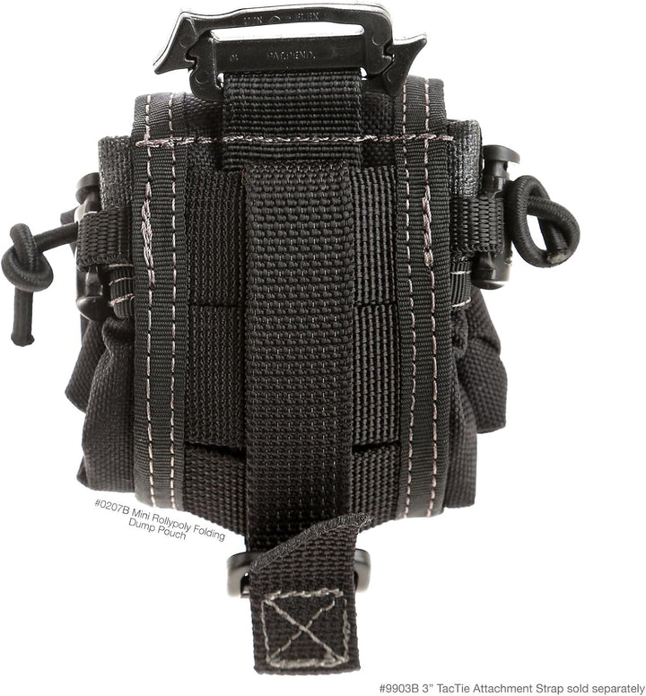 Maxpedition Faltbeutel Mini Rollypoly Schwarz, Schwarz