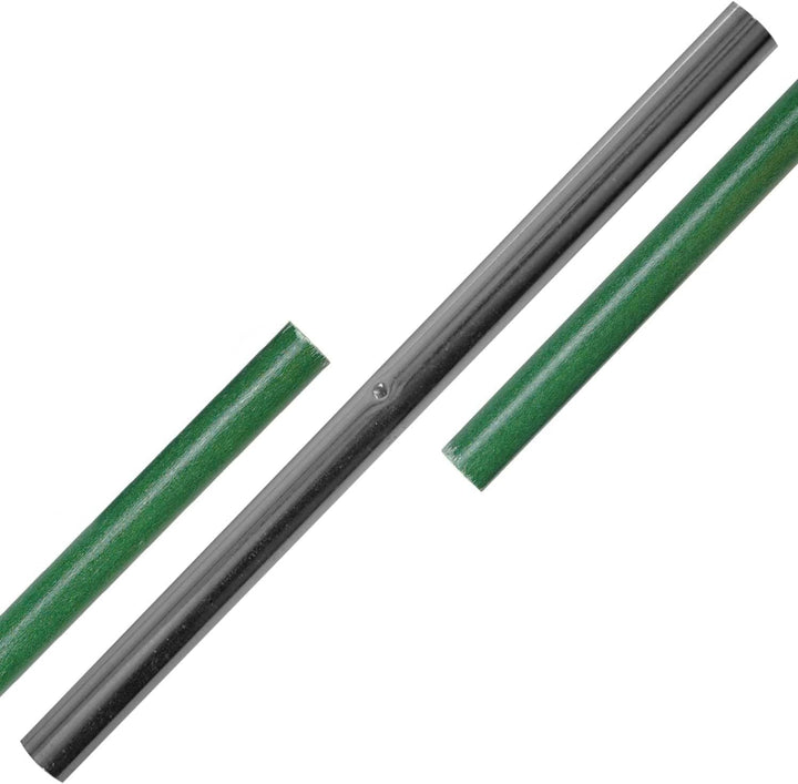 10 grüne sehr stabile Rankstäbe 200 cm (2 Meter) 7 mm Dm Rundstäbe aus Glasfaser (Fiberglas) Glasfas