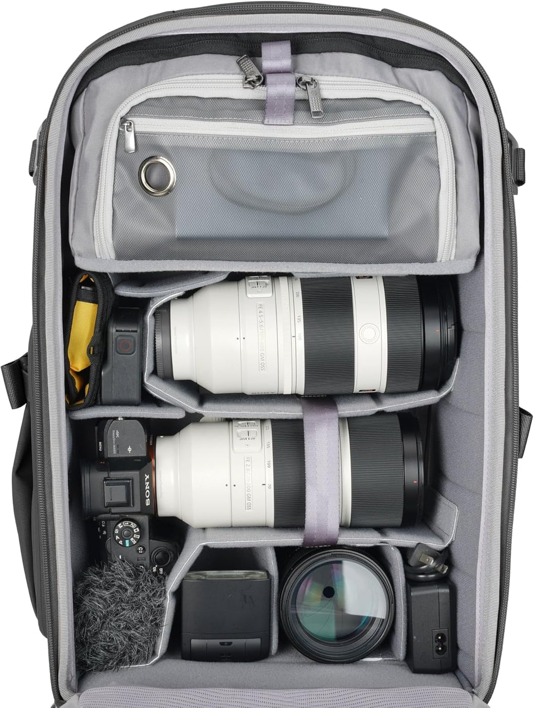 Vanguard Veo Metro B30L BK Fotorucksack für Kamera Objektive, 16 Zoll Laptop und Tablet, Schwarz