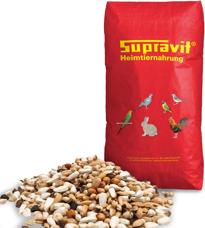 SUPRAVIT Super Diät Taubenfutter 25kg ohne Mais für Tauben während der Reisesaison | Futter für Taub