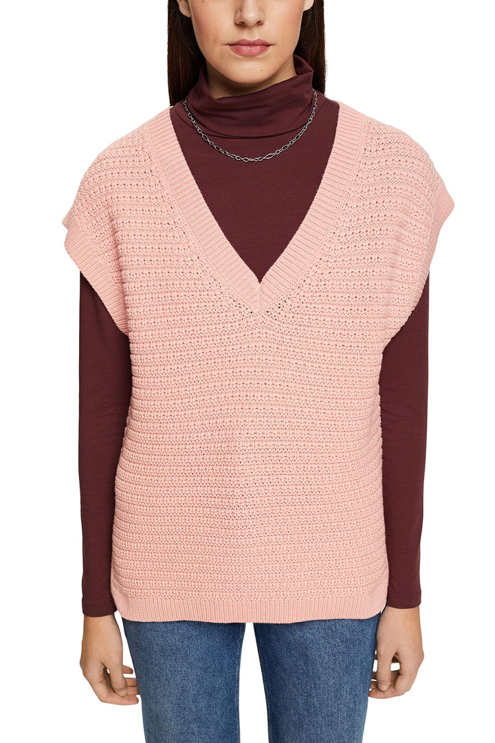 ESPRIT Damen Pullover S 666/Blush 2, S 666/Blush 2