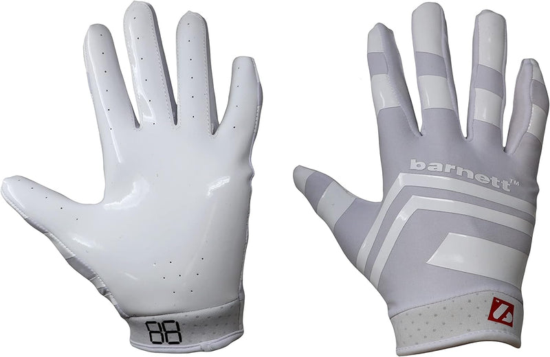 BARNETT FRG-03 weiss professionell Receiver Fussball Handschuhe, RE, DB, RB, S