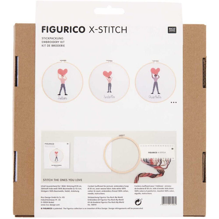 Stickpackung Figurico You Rock My World