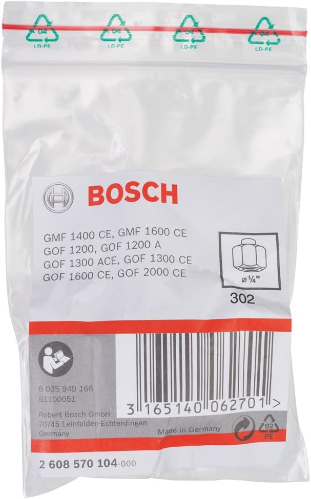 Bosch Professional Zubehör 2608570104 Spannzange 0,6 cm (0,25 Zoll), 24 mm