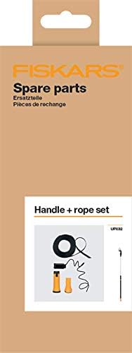 Original Ersatz-Griff und Seil für Fiskars Bypass Teleskop-Schneidgiraffe UPX82, Schwarz/Orange, 102