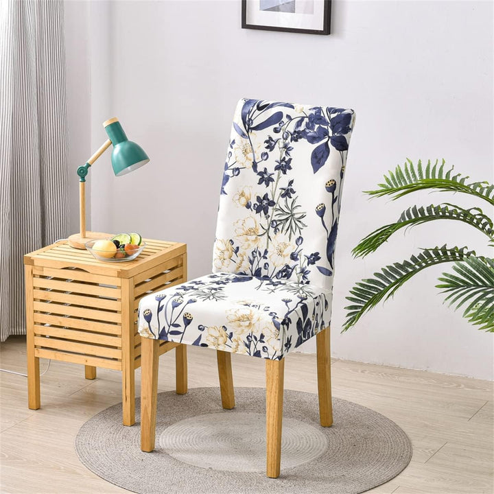 HZDHCLH Stuhlhussen 4er Set Stuhlbezüge Stretch abnehmbar, waschbar, Esszimmerstuhl-Schutzsitz für H