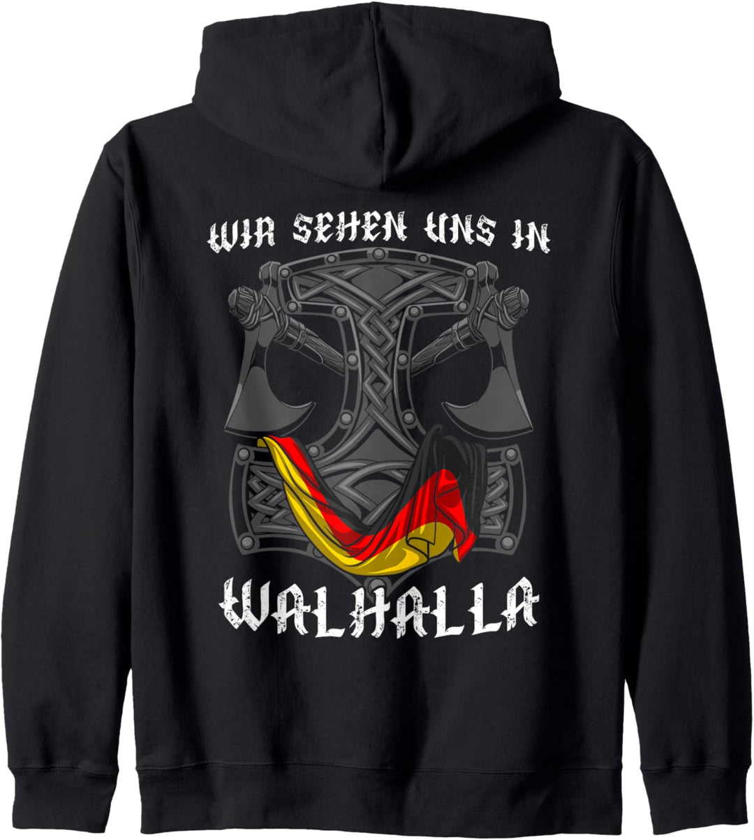 Wir sehen uns in WALHALLA Kapuzenjacke