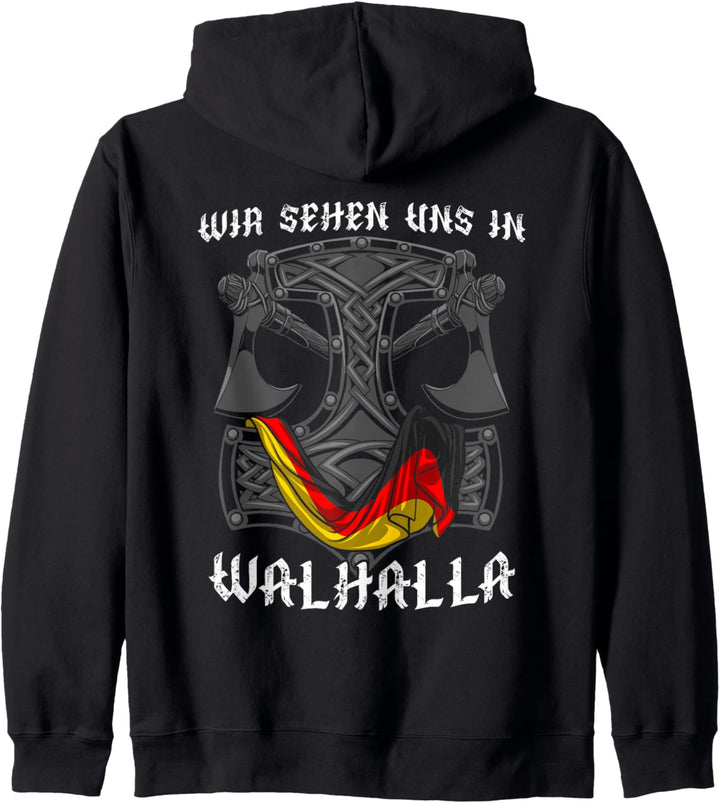 Wir sehen uns in WALHALLA Kapuzenjacke