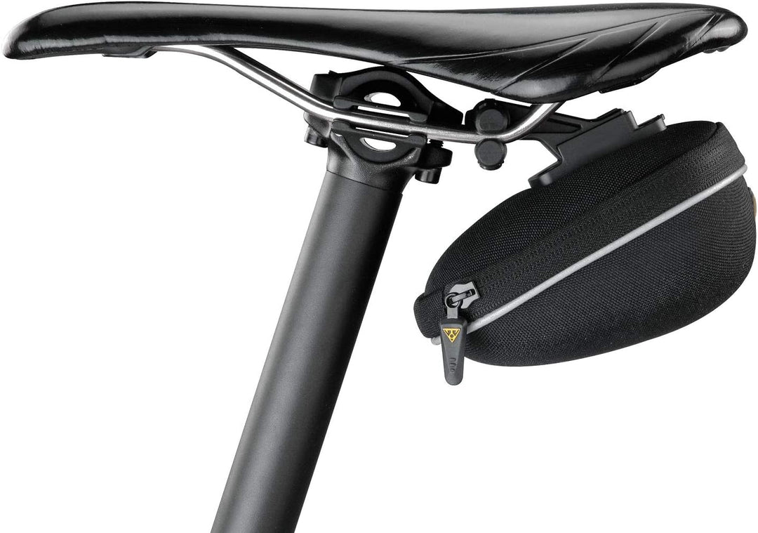 Topeak Satteltasche Pro Pack, W/Fixer F25 14x8.5x9 cm, 0.43 L Schwarz, 14x8.5x9 cm, 0.43 L Schwarz