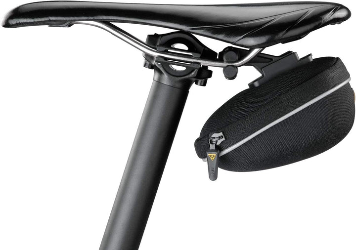 Topeak Satteltasche Pro Pack, W/Fixer F25 14x8.5x9 cm, 0.43 L Schwarz, 14x8.5x9 cm, 0.43 L Schwarz