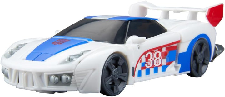 Transformers Age of The Primes Smokescreen, verwandelbare Deluxe-Klasse Action-Figur (13 cm), Robote