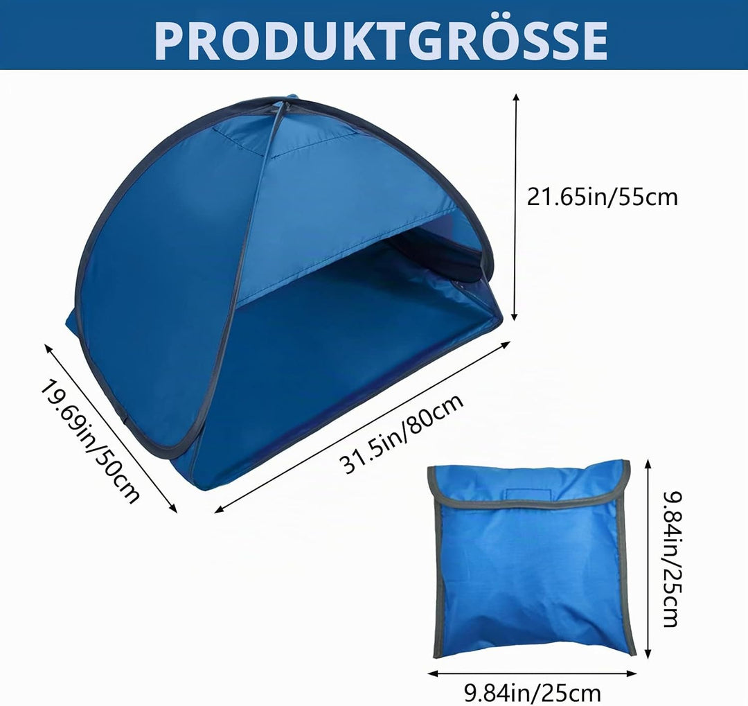 Pop Up Sonnenzelt, Mini Strand Sonnenschutz Gesicht Kopf Schatten Schutz Zelt für Outdoor Picknick C