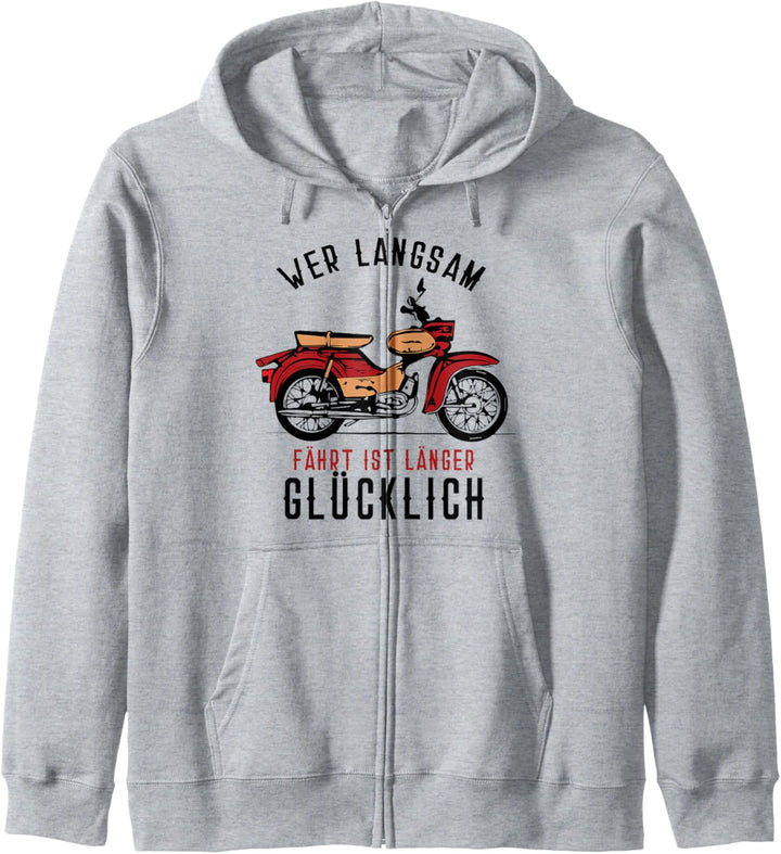 Oldtimer Spruch Simson Star Kapuzenjacke