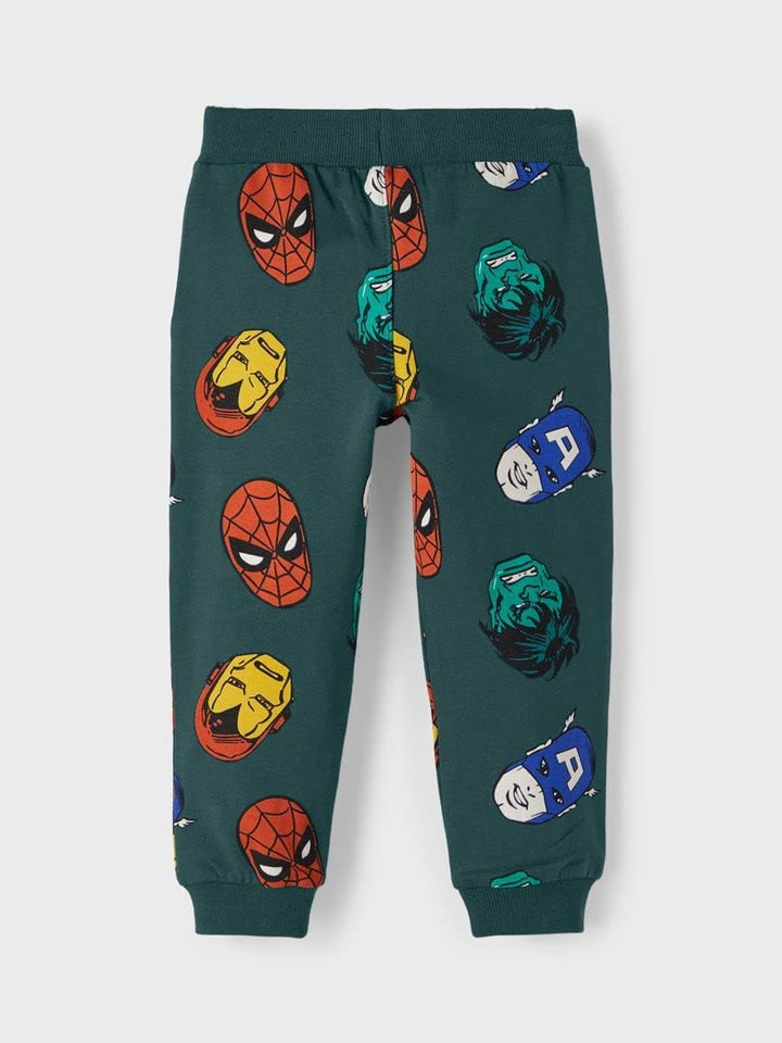 NAME IT Jungen Nmmniks Marvel SWE Pants Bru Mar Hose, Sea Moss
