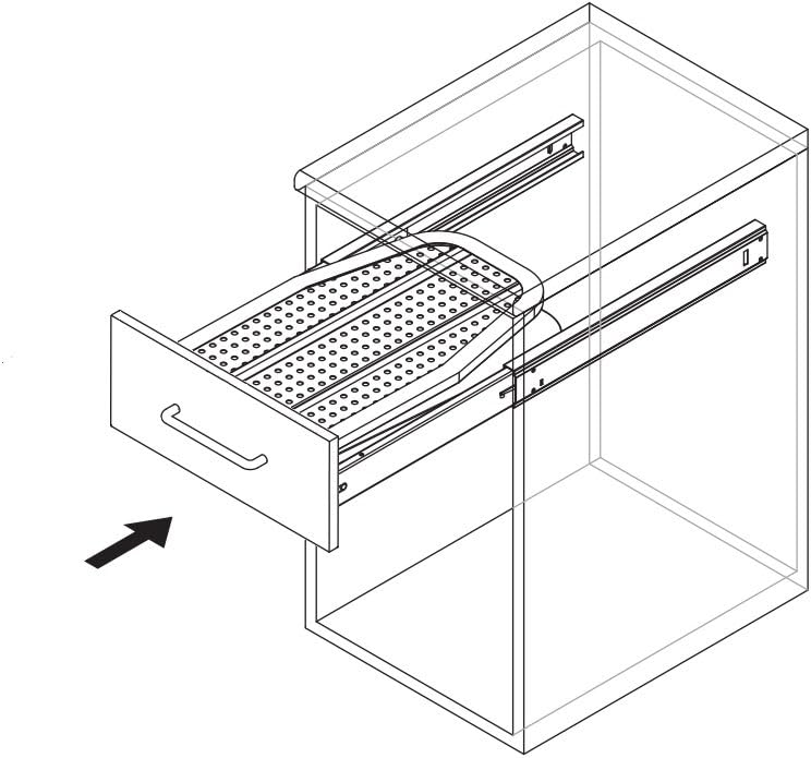 Emuca - Bügelbrett Bügeltucheinsatz Iron, Bügelbrettbezug, Faser, Weiss Klappbar Bügelbret, Klappbar