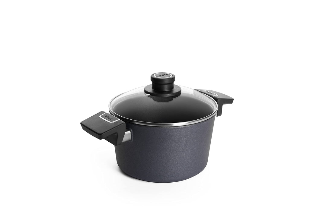 Woll Diamond Lite Topf mit Glasdeckel in Box, Ø 20 cm, 11.5 cm hoch, 3.0 Liter, mit 2 Seitengriffen